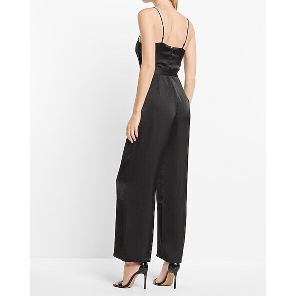 Express Satin Pant Romper - Picture 2 of 7